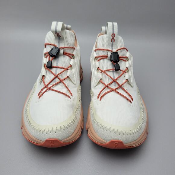 ON CLOUDAWAY ICE CHILI RED GREY WHITE RUNNING SHOES SZ 9 Womens - Picture 6 of 16